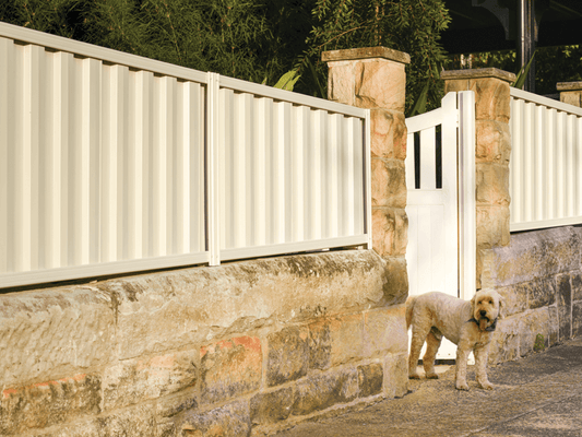 Colorbond Panel - Metline with 2400mm Channel Posts