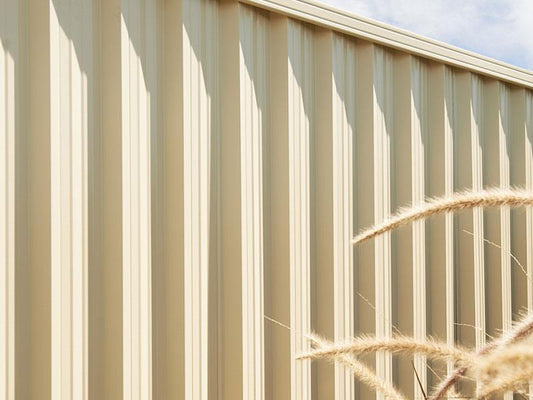 Colorbond Panel - Sawtooth with 2700mm Channel Posts